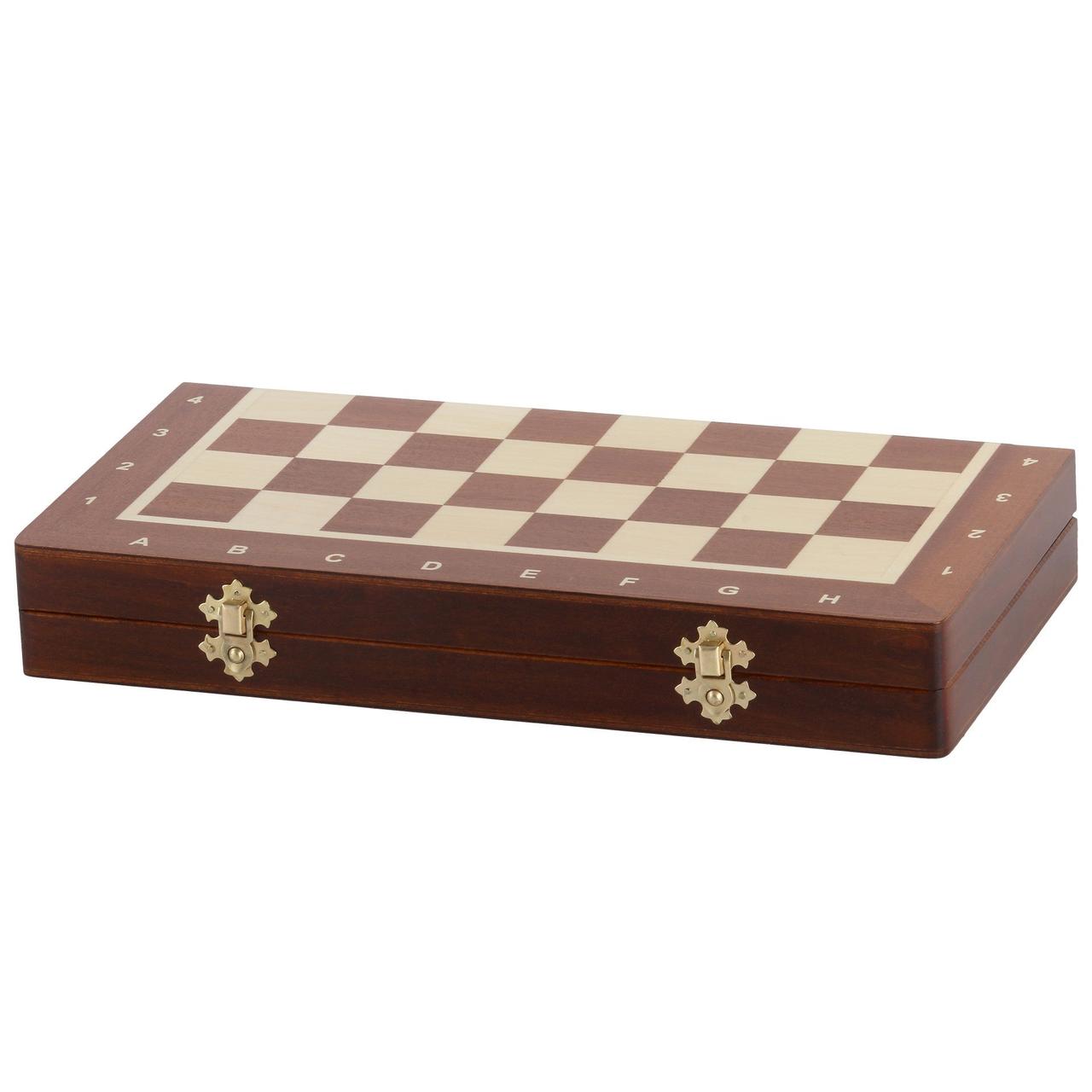 MAHOGNY Magnetiskt Schackspel