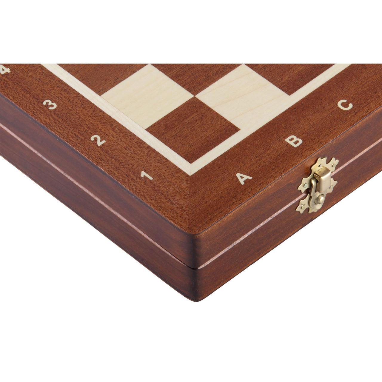 MAHOGNY Magnetiskt Schackspel