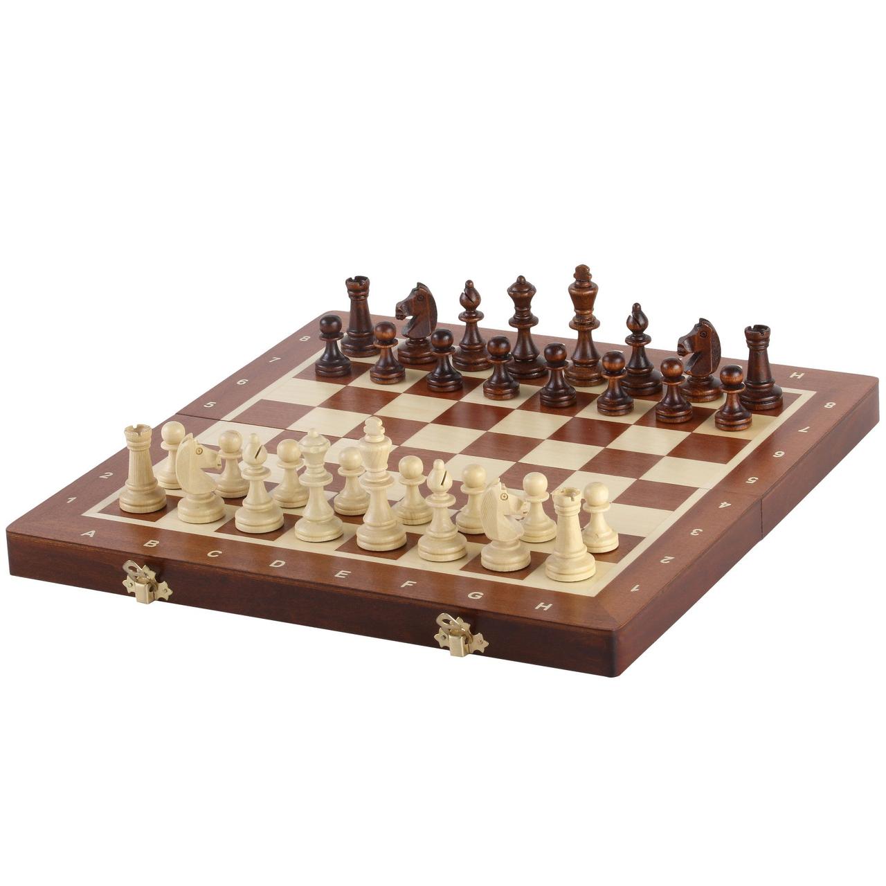 MAHOGNY Magnetiskt Schackspel
