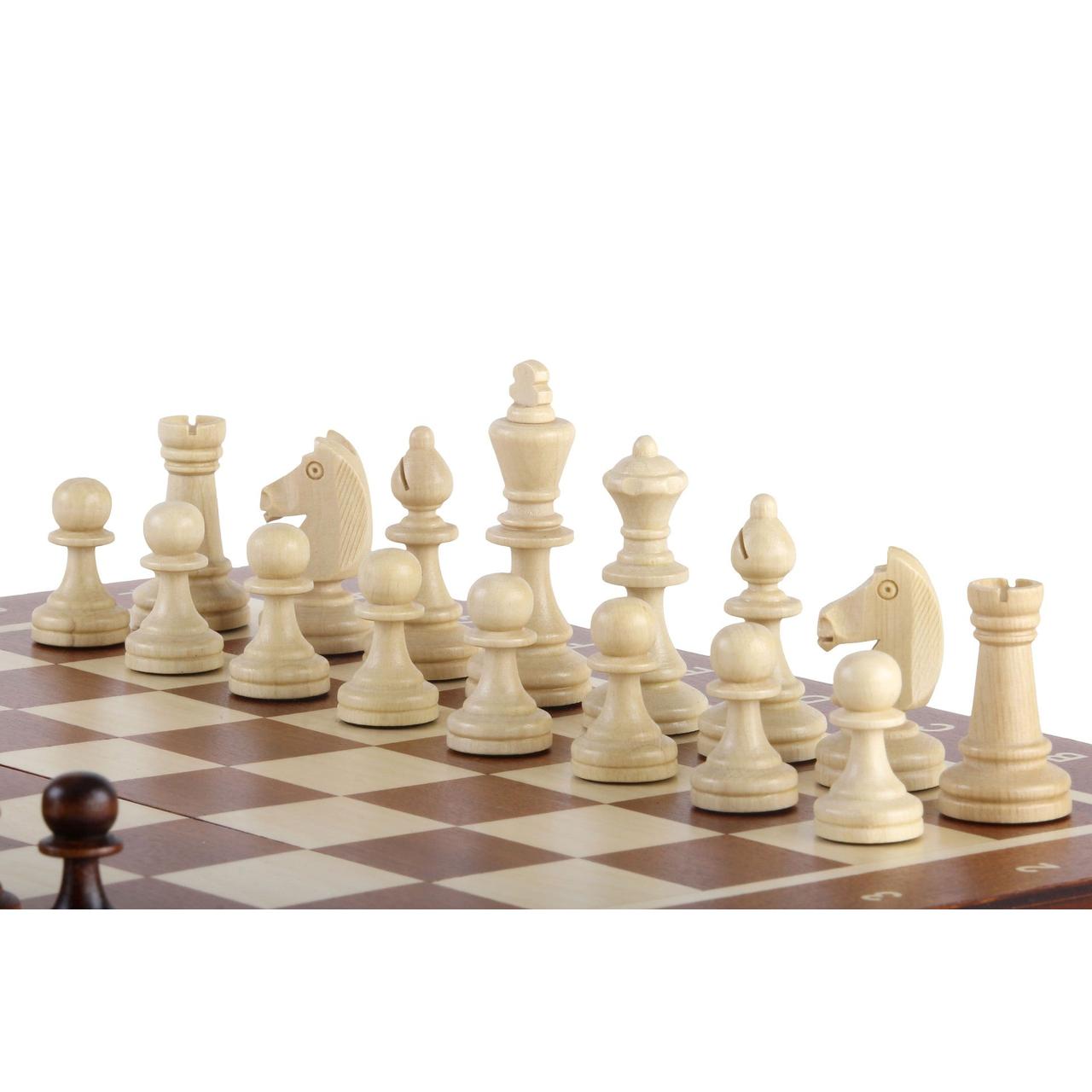 MAHOGNY Magnetiskt Schackspel