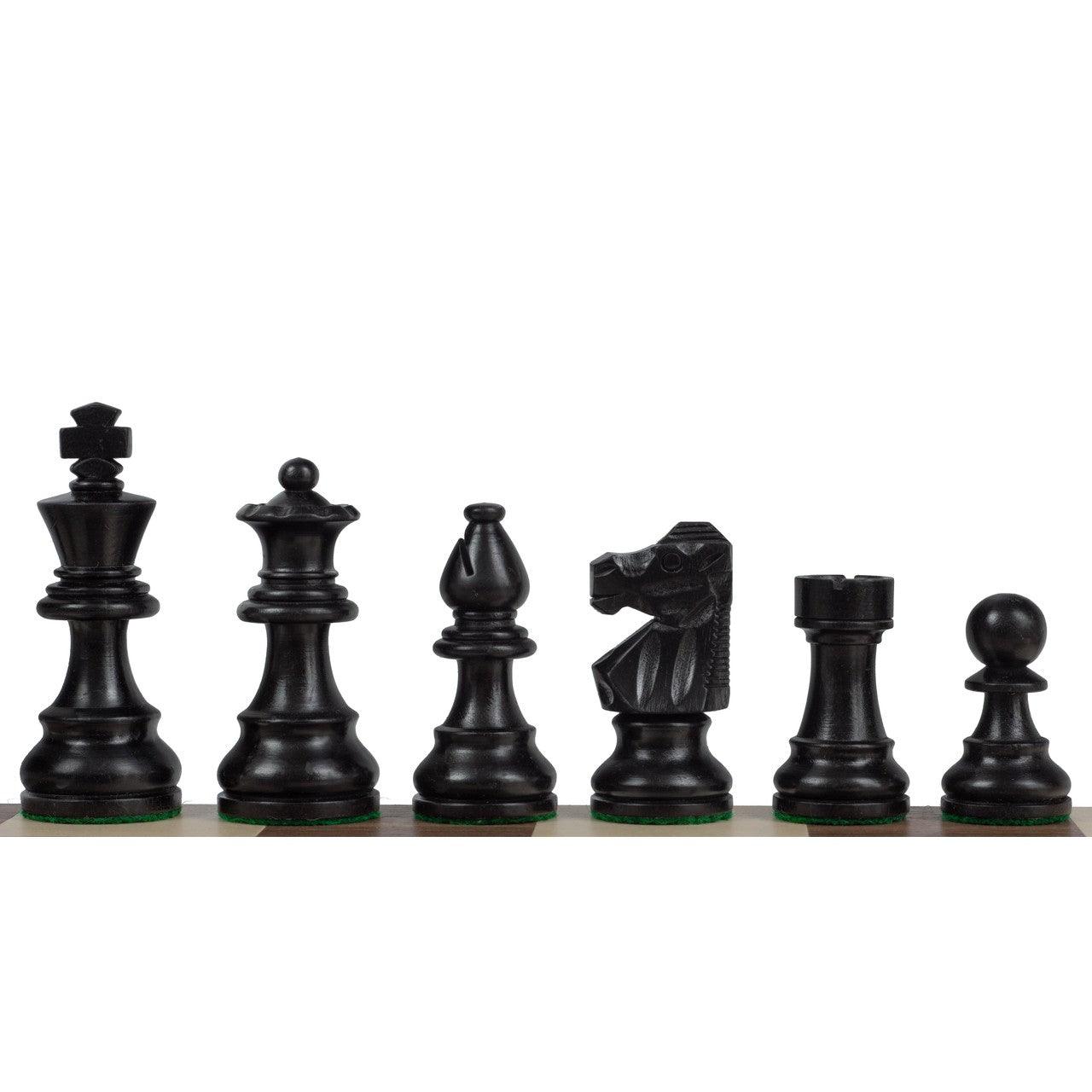 Schackpjäser FRENCH STAUNTON BLACK