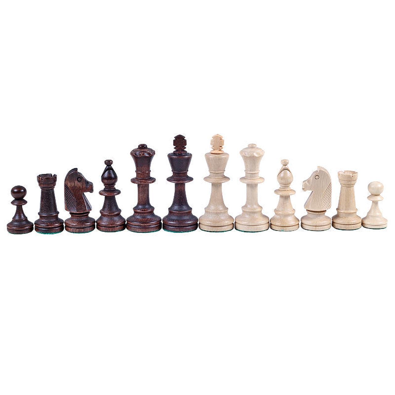 Shakkinappulat STAUNTON STANDARD | Valkopyökki-TiberianChess.fi