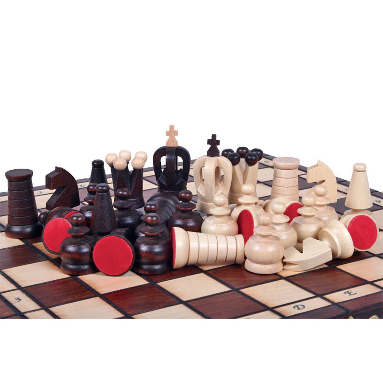 ROYAL RED Vikbart Schackspel | 31 cm